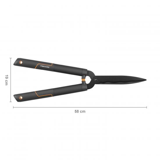 FISKARS SingleStep Çit Kesme Makası Dalgalı Bıçak HS22