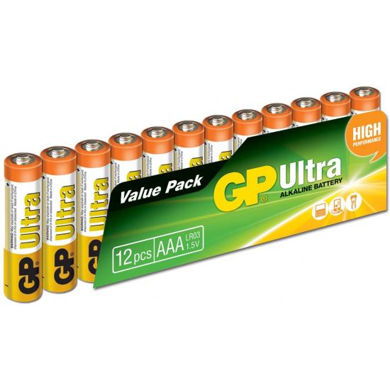 GP ULTRA ALKALİN 12’Lİ 1,5V  GP AA ULTRA ALKALİN KALEM PİL