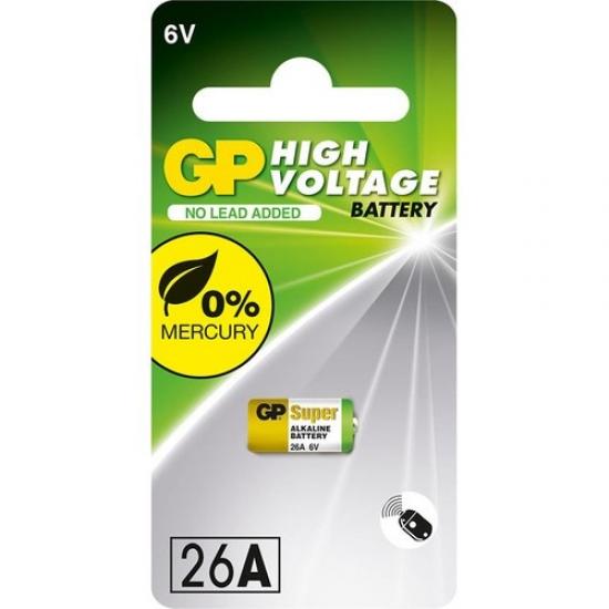 GP 26A ALK. YÜKSEK VOLTAJ TEKLİ 6V PİL