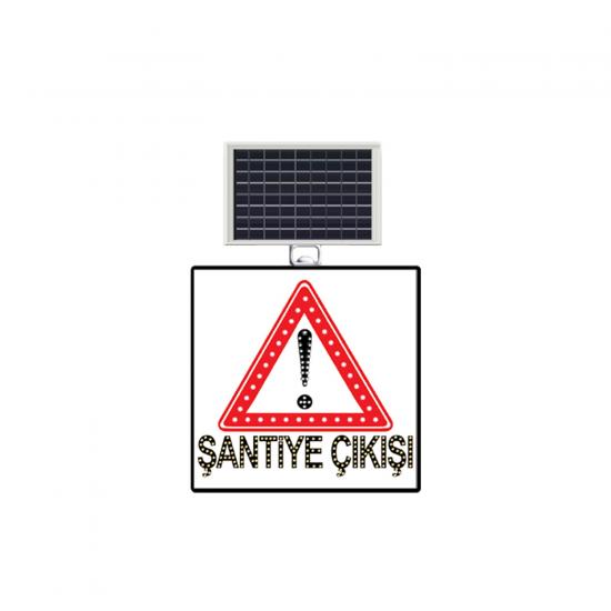 DİKKAT ŞANTİYE ÇIKIŞI LEVHASI 9622 