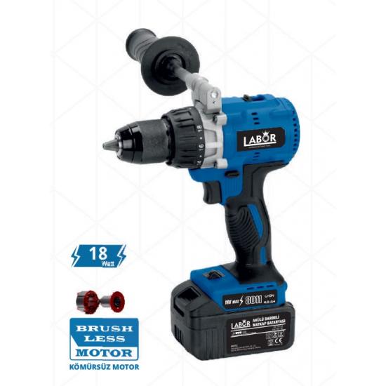 LABOR AKÜLÜ DARBELİ MATKAP BX8011