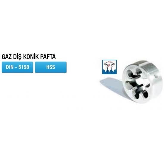 Gaz Diş Konik Pafta DIN - 5158 HSS