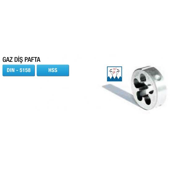 Gaz Diş Pafta DIN - 5158 HSS